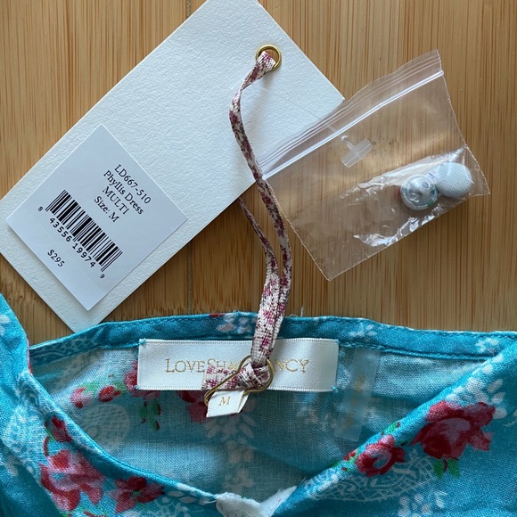 LoveShackFancy Phyllis Tiered Mini Dress M - Picture 11 of 12